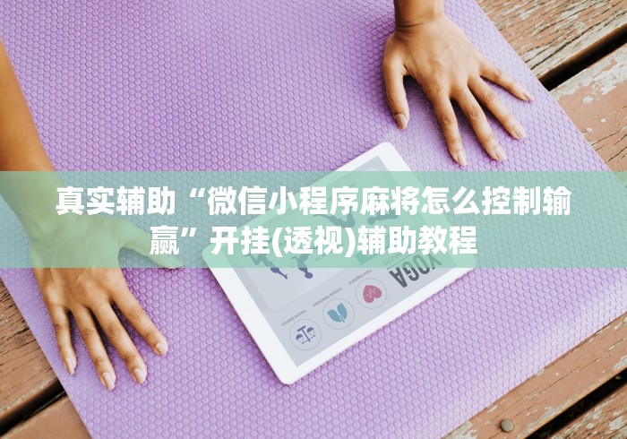 真实辅助“微信小程序麻将怎么控制输赢”开挂(透视)辅助教程