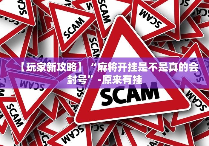 【玩家新攻略】“麻将开挂是不是真的会封号”-原来有挂